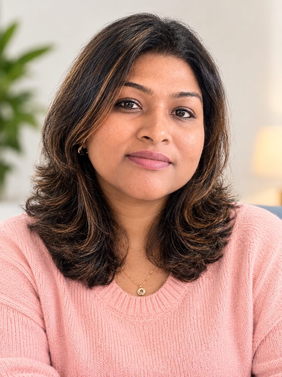 Portrait of Sheba Mathew, Registered Speech-Language Pathologist